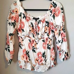Almost Famous Floral Blouse